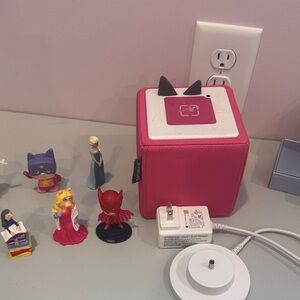 Pink TonieBox Audio Cube with Characters